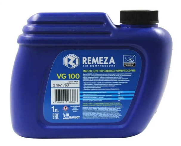 Масло компрессорное REMEZA VG 100, 1 л 8101240