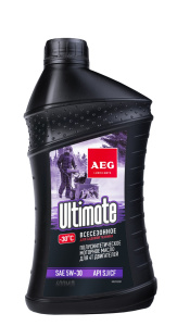 Масло AEG Ultimate SAE 5W30 0,6 л (полусинтетическое, для 4-тактных двигателей) 33292