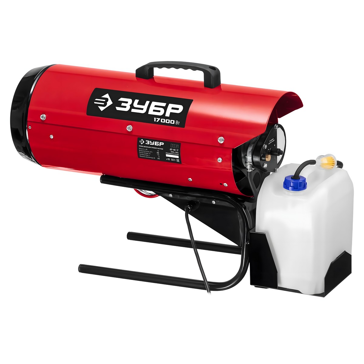 Пушка тепловая дизельная ЗУБР ДП-К6-17