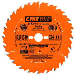 Диск пильный 165 x 1.7 х 20/15.87 мм 24T (дерево) CMT 271.165.24H