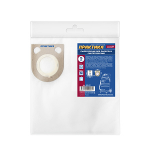 Мешок-пылесборник синтетический (5 шт., 36 л) ПРАКТИКА 909-211