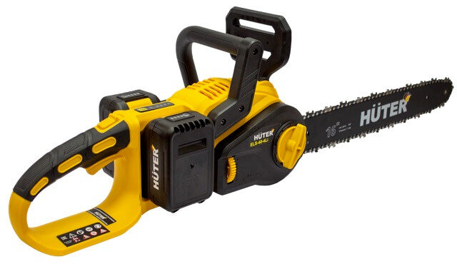 Пила цепная аккумуляторная HUTER ELS-40-4 Li (с АКБ и ЗУ в комплекте)