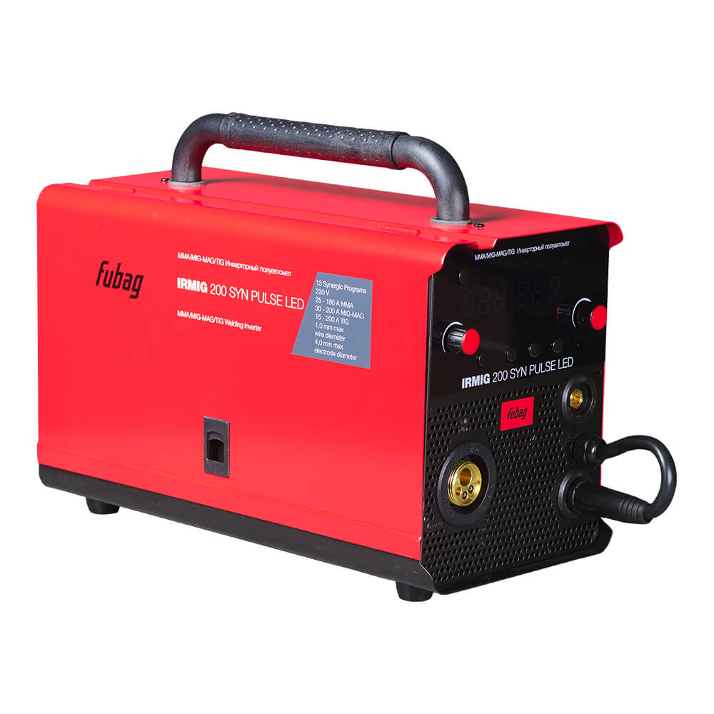 Инвертор-полуавтомат сварочный FUBAG IRMIG 200 SYN PULSE LED + горелка 250A