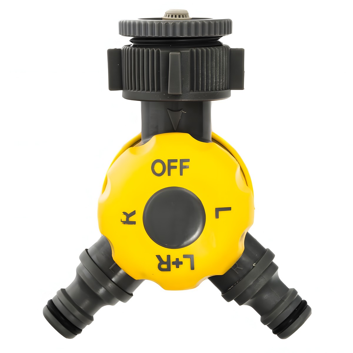 Разветвитель двухканальный с внутренней резьбой 3/4''-1'', с переключателем PALISAD Luxe 66239