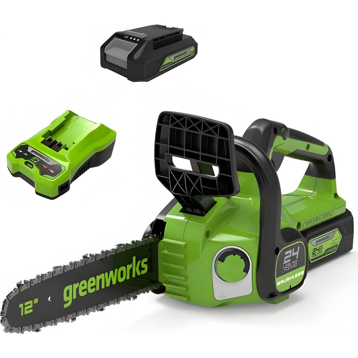 Пила цепная аккумуляторная GREENWORKS G24CS25K4 2007707UB