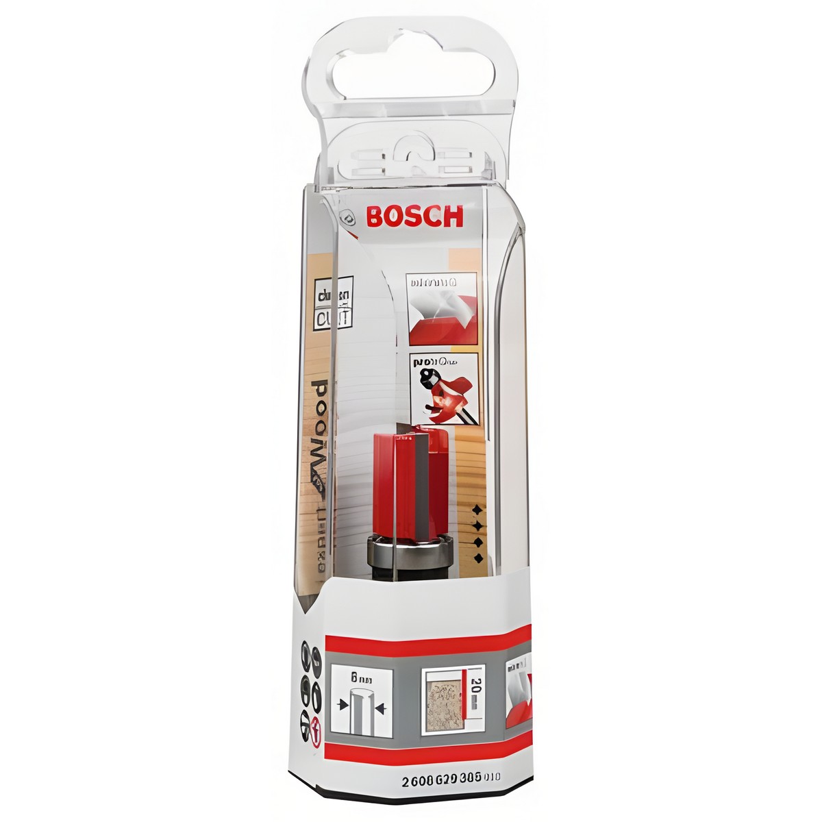Фреза кромочная (d8/D16/H20/L60) Expert for Wood BOSCH 2608629385