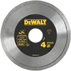 Диск алмазный 115 х 22.2 мм (керамическая плитка) DeWalt DT3735-XJ