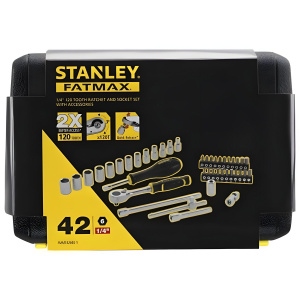 Набор головок 1/4'' (42 пр.) FatMax STANLEY FMMT82683-1