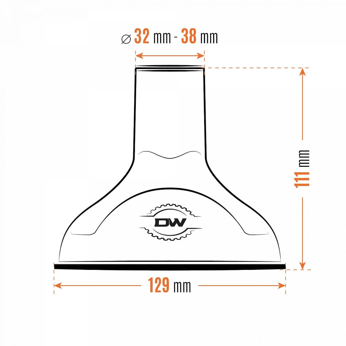 Насадка для прочистки труб DAVC TPR DAEWOO