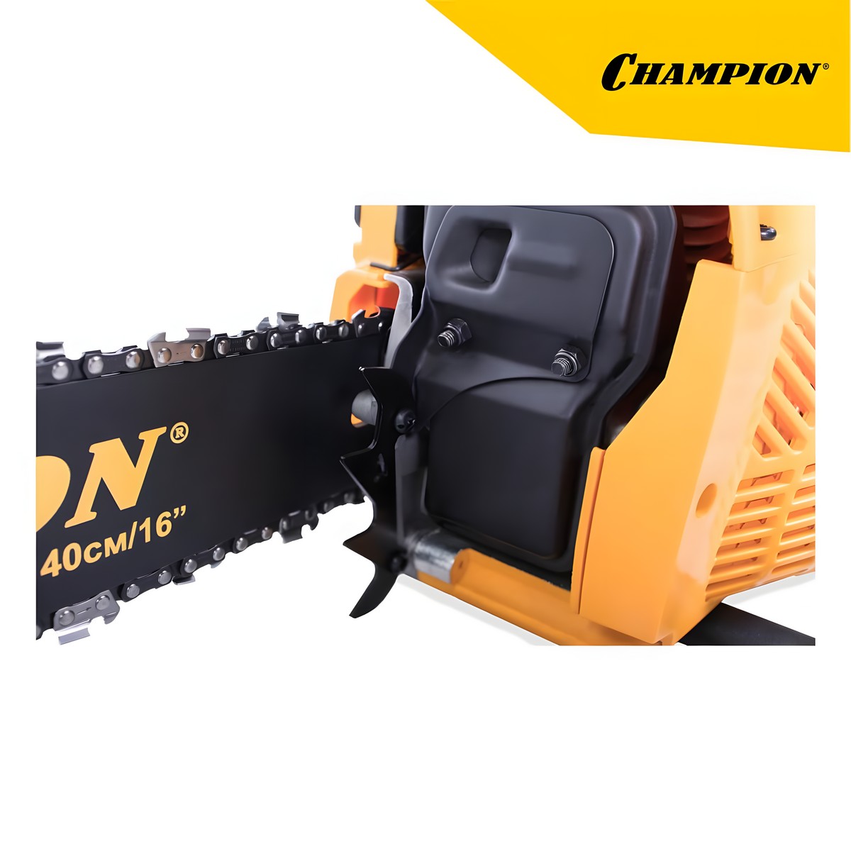 Бензопила CHAMPION 241-16"-3/8-1,3-56 (легкий старт) + ПОДАРОК (масло, свеча, цепь, смазка цепи)