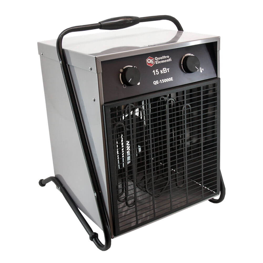 Нагреватель воздуха электрический QUATTRO ELEMENTI QE-15000E (с ТЭН)