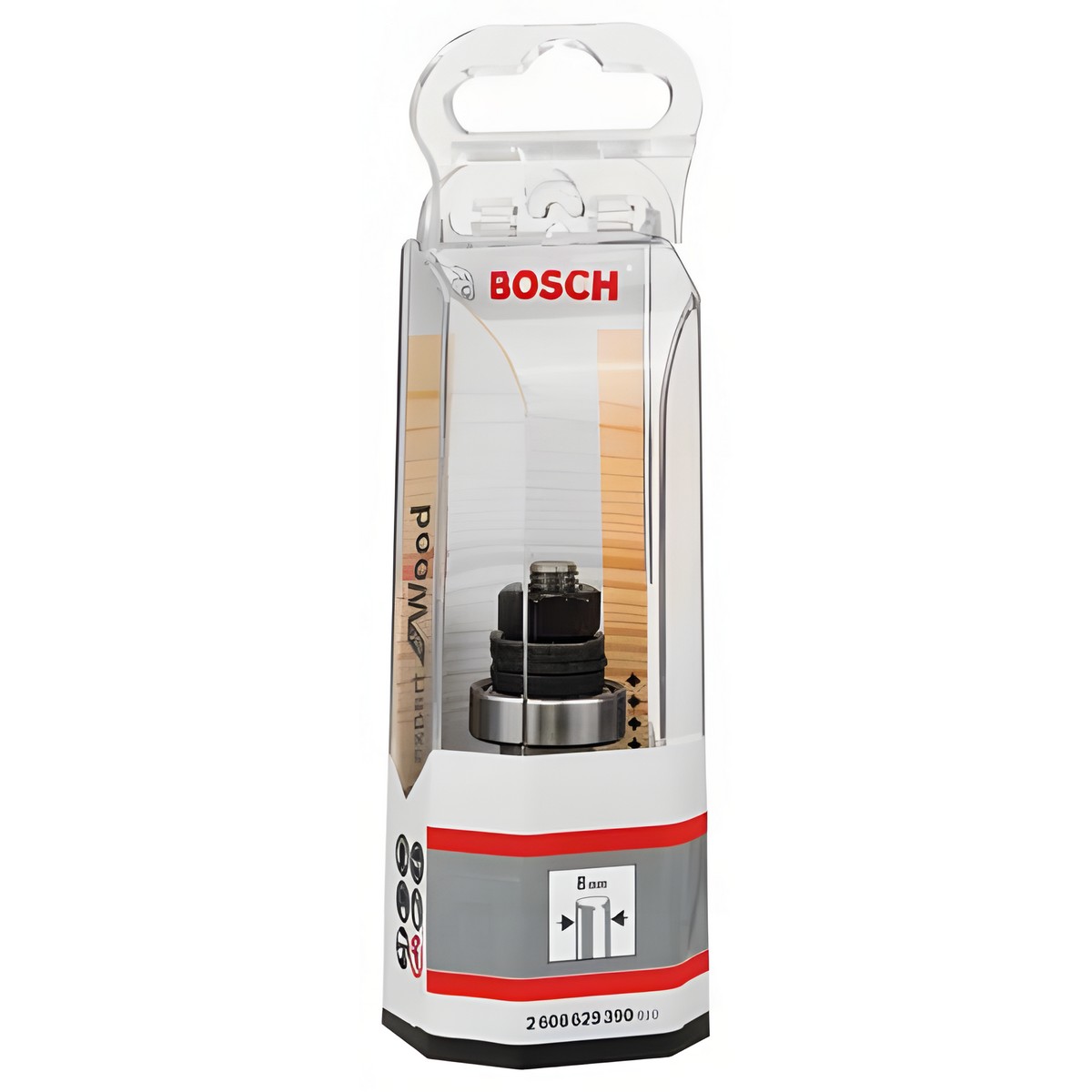 Хвостовик для плоских фрез (d8/L60.3) Expert for Wood BOSCH 2608629390