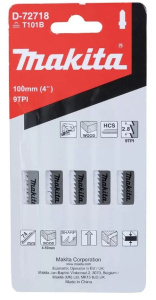 Пилки Finish (дерево, 5 шт.) MAKITA D-72718