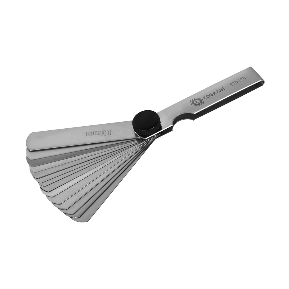 Набор щупов для измерений зазоров №2 (17 шт., 0,02 - 0,5 мм) КОБАЛЬТ 920-100