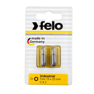 Бита T 15х25 мм (2 шт.) Industrial FELO 02615036