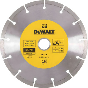 Диск алмазный 180 х 2.1 х 22.2 мм (универсальный) DeWalt DT3721