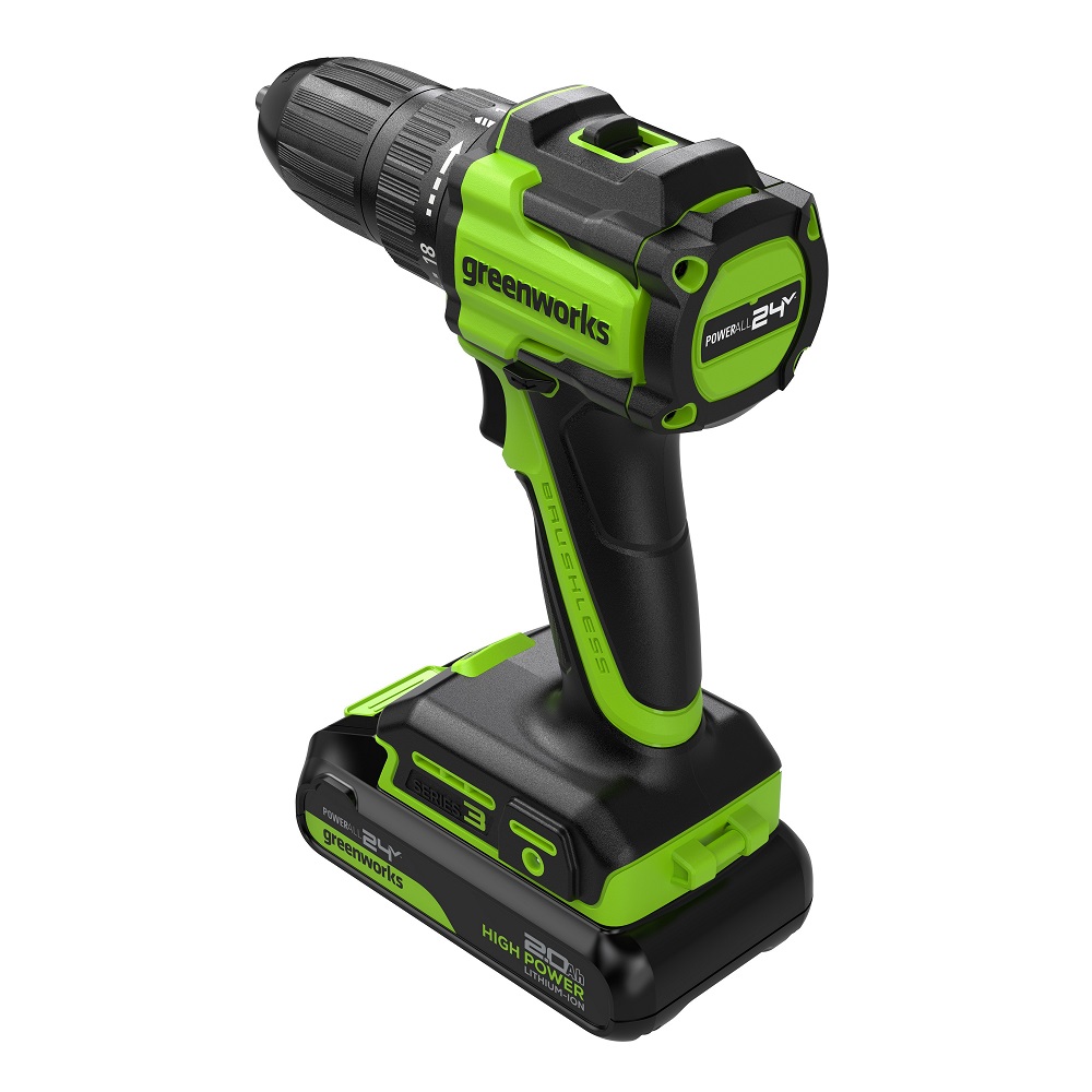 Дрель-шуруповерт аккумуляторная GREENWORKS DD345 3708307CUA