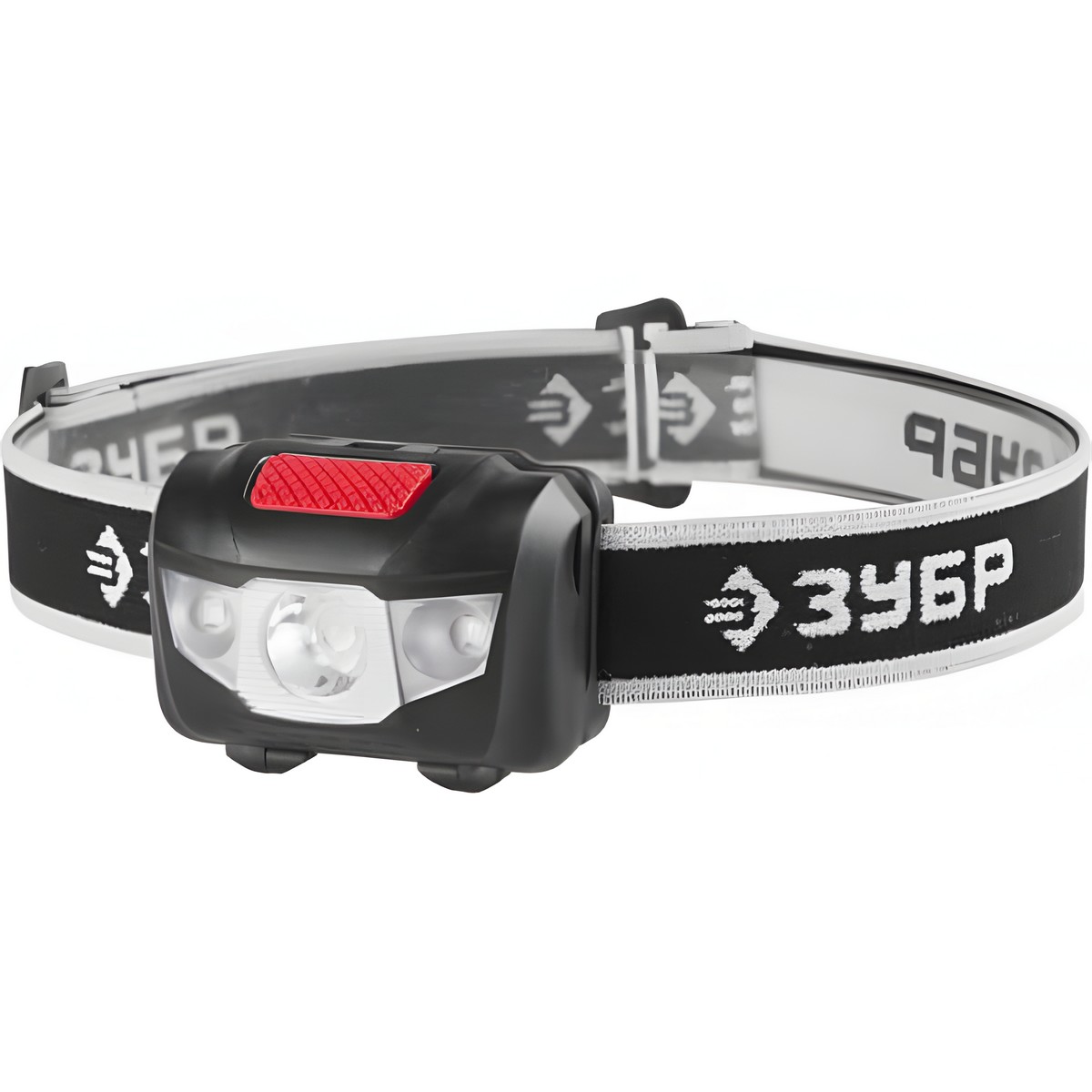 Фонарь светодиодный налобный 2 LED (1 Вт, 4 режима, 3 х ААА) ЗУБР Мастер 3ААА 56436