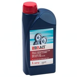 Масло BRAIT 1 л трансмиссионное API GL-4 SAE 8OW90 Ultra (светлое) 07.01.020.079