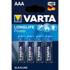 Элемент питания VARTA LONGLIFE POWER AAA 4*BL (1 шт.) УТ000001139