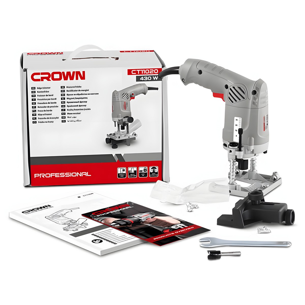 Фрезер кромочно-петлевой CROWN CT11020