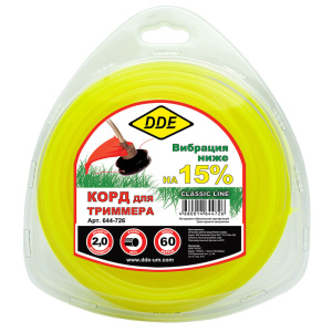 Корд 2.0 мм х 60 м (круглый) Classic line DDE 644-726
