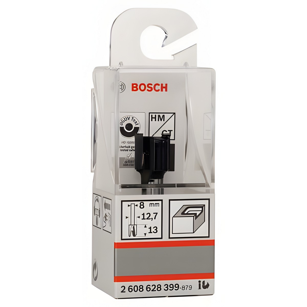 Фреза шарнирная (d8/D12.7/H12.7/L50.8 мм) HM BOSCH 2608628399