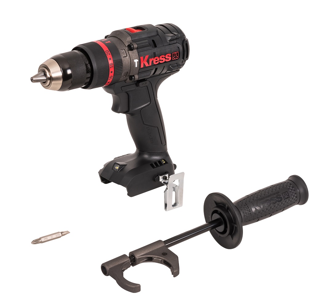 Дрель-шуруповерт ударная аккумуляторная KRESS KUC35.9 (без АКБ и ЗУ)