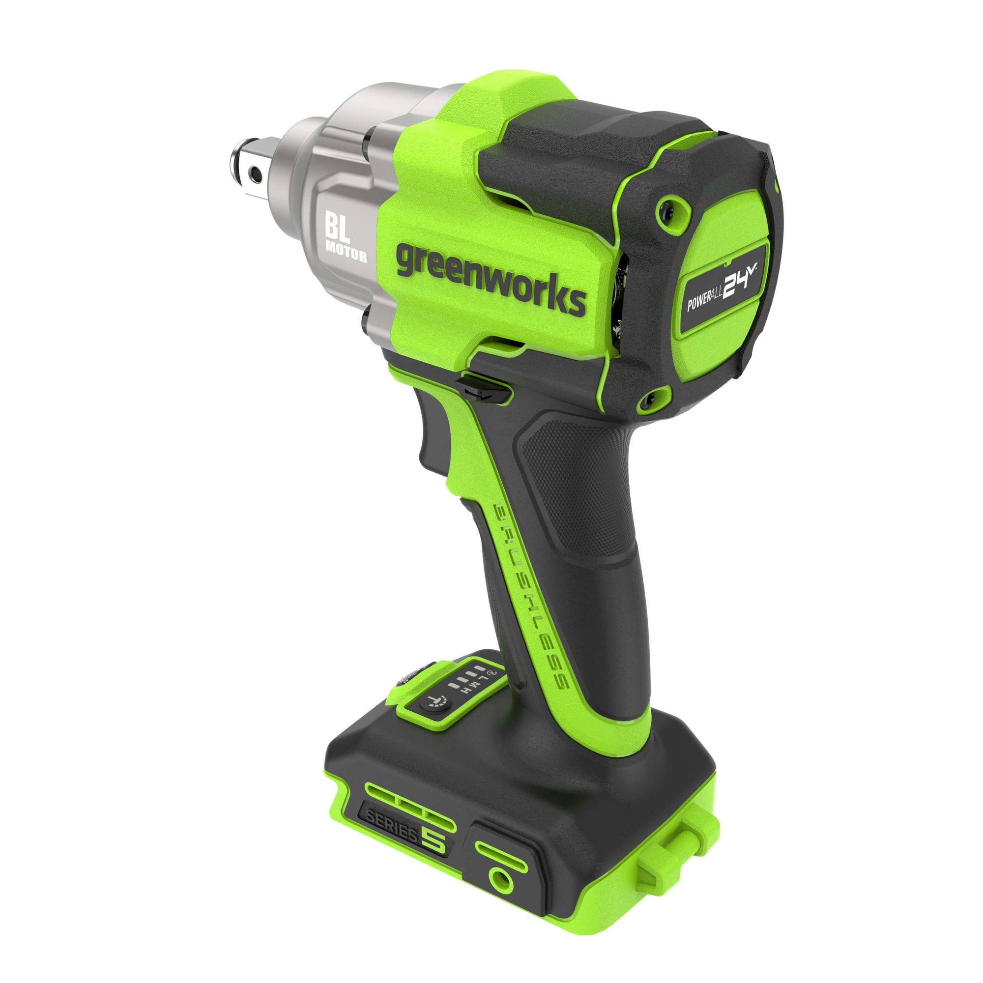 Гайковерт аккумуляторный ударный GREENWORKS IW5500 (без АКБ и ЗУ) 3805007