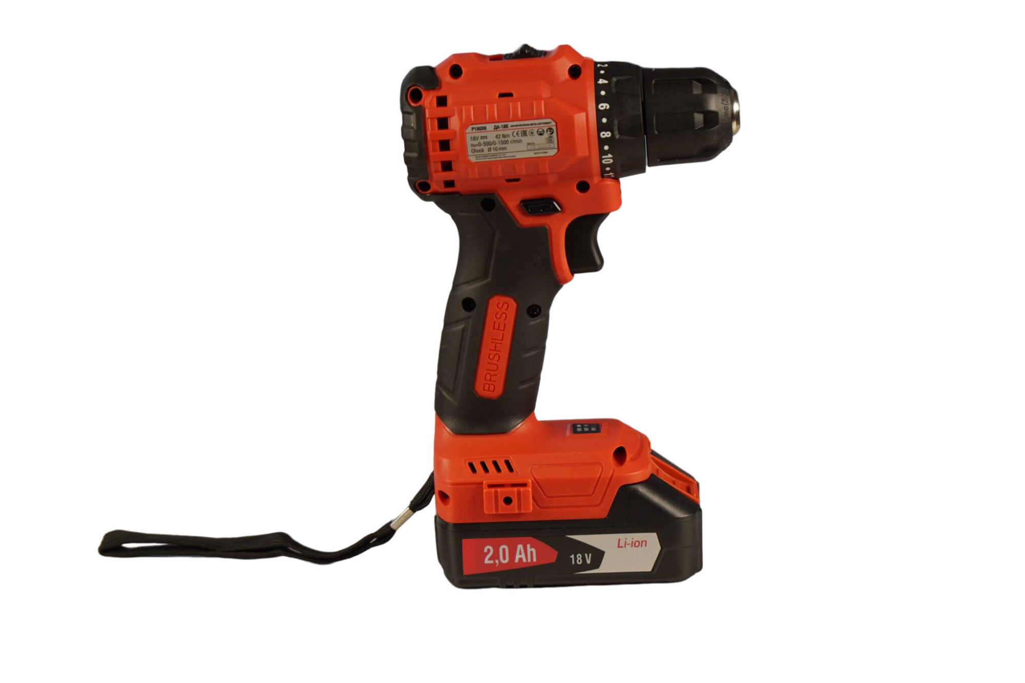 Дрель аккумуляторная бесщеточная FELISATTI FT19028 ДА-18В (ЗУ разъемного типа)