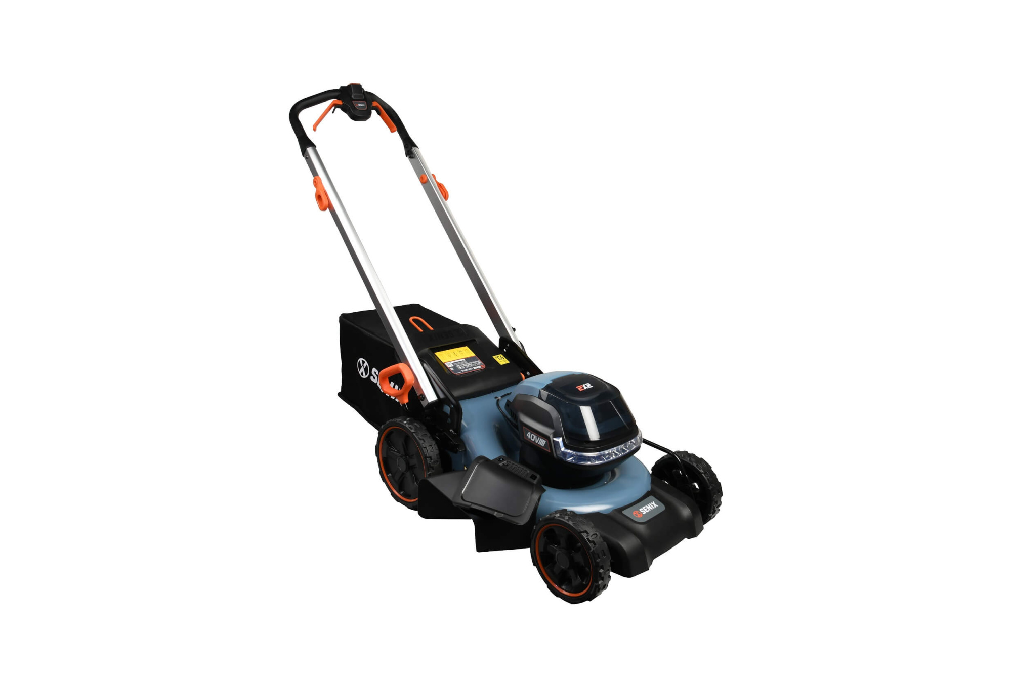 Газонокосилка аккумуляторная самоходная SENIX LSSX2-H-EU, 2X2 40V, 46см, 2акб, 1зу