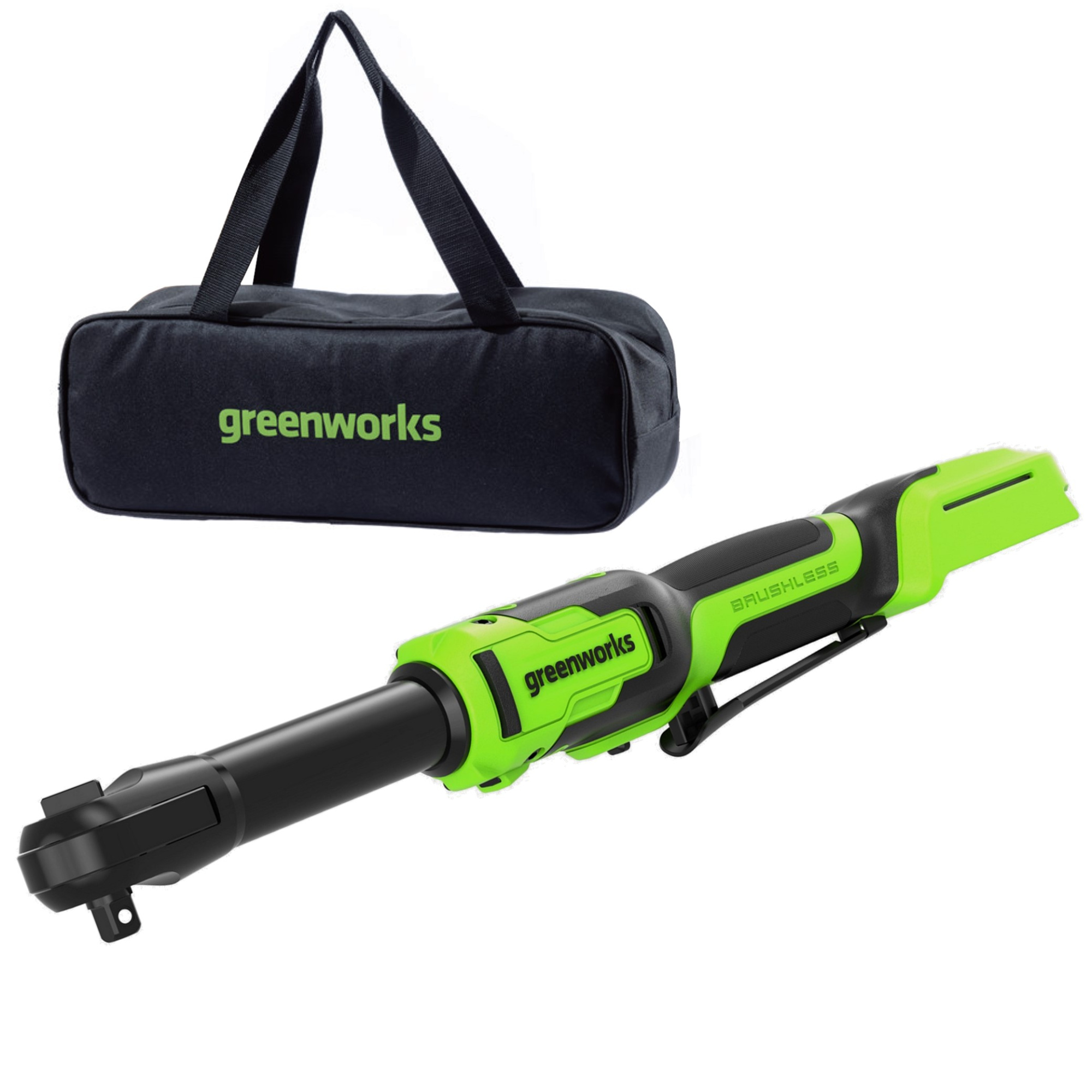 Гайковерт-трещотка аккумуляторный GREENWORKS GD24RWX (без АКБ и ЗУ) 3804207