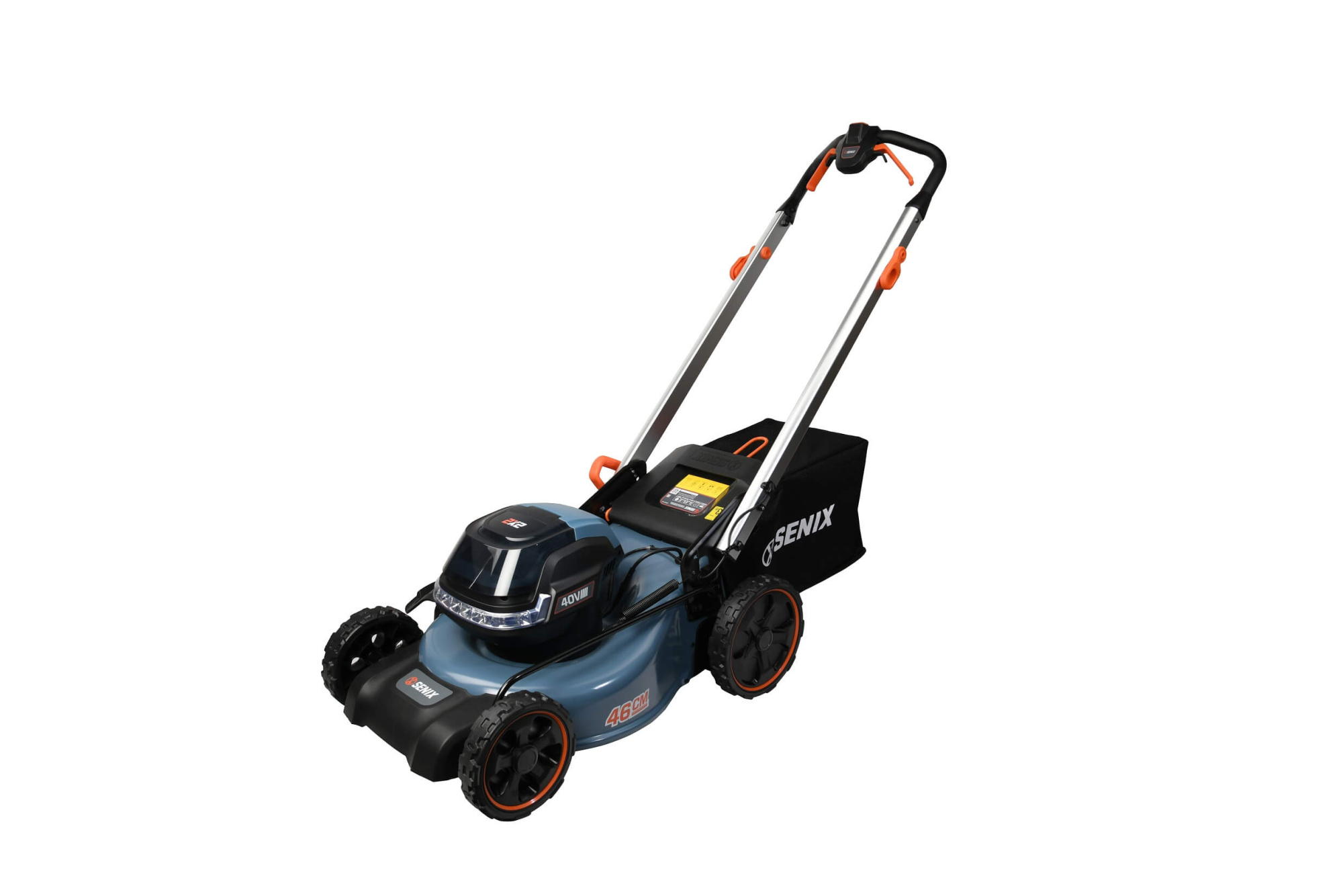 Газонокосилка аккумуляторная самоходная SENIX LSSX2-H-EU, 2X2 40V, 46см, 2акб, 1зу