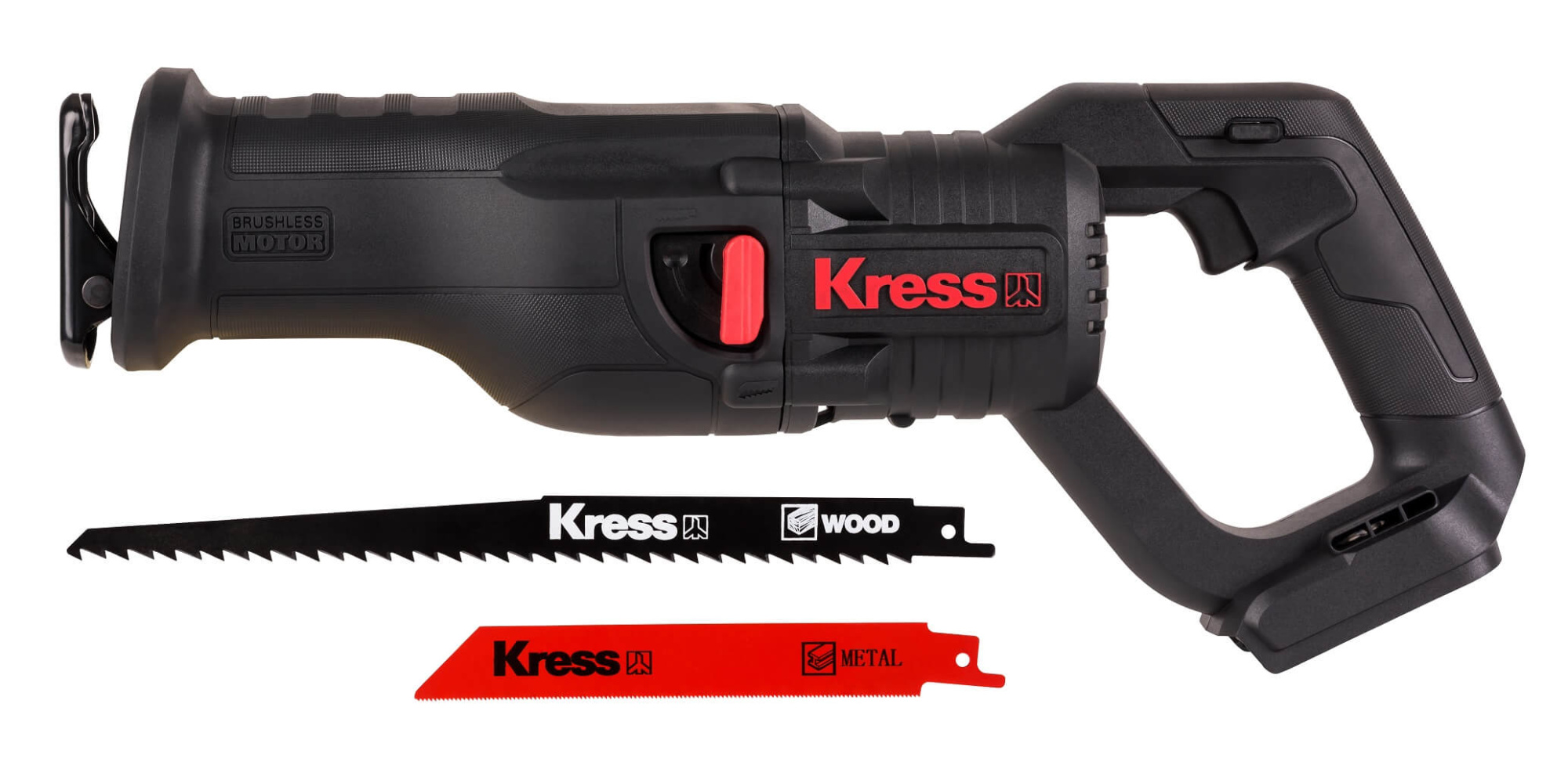 Пила сабельная аккумуляторная KRESS KU501.9 (без АКБ и ЗУ)