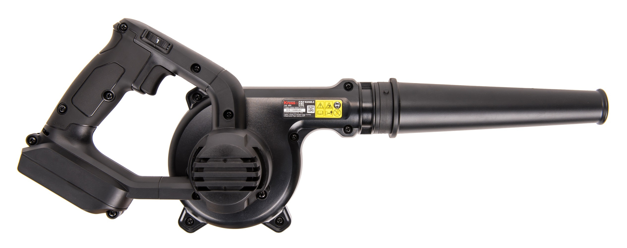 Воздуходувка аккумуляторная KRESS KU085.9 (без АКБ и ЗУ)